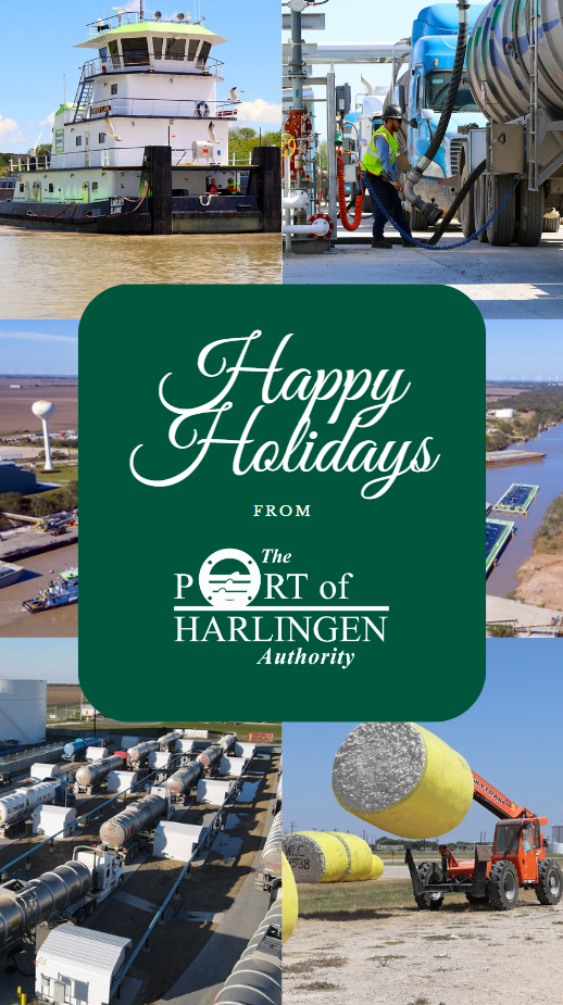 2023 Holiday Card Port of Harlingen Authority